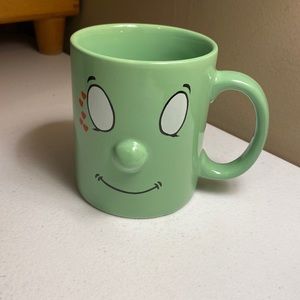 Novelty Green Smiley Face Mug